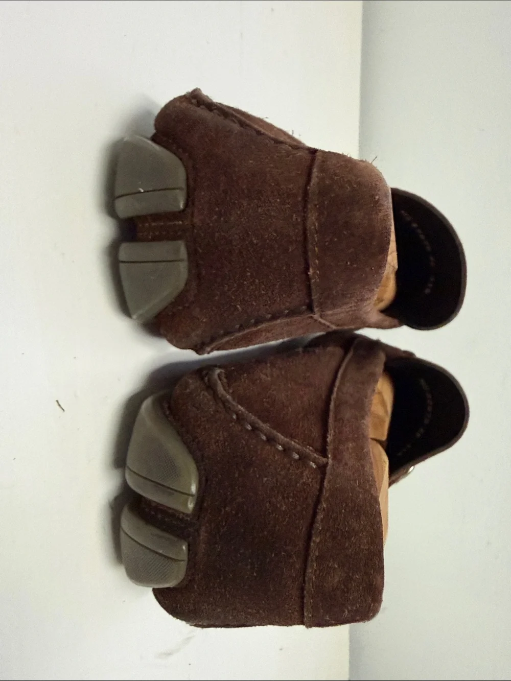 Salvatore Ferragamo Brown Suede Bit-Detail Slip-On Loafers